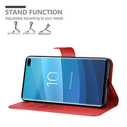 Cadorabo Coque Samsung Galaxy S10 PLUS Etui en Rouge