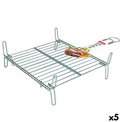 Grill Algon Double zingage 35 x 35 cm (5 Unités)