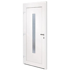 Acheter vidaXL Porte d'entrée anthracite 98x208 cm PVC