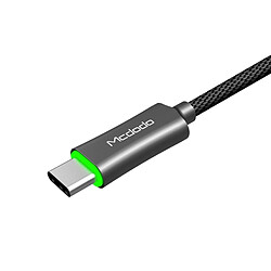 Wewoo Cable USB-C / Type-CMale Vers USB 3.0 Câble double pour charge rapide + déconnexion automatique, pour Galaxy S8 et S8 + / LG G6 / HuP10 P10 Plus / Xiaomi Mi6 Max 2 autres téléphones intelligents, longueur: 1,0 m (gris)