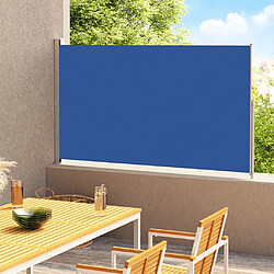 vidaXL Auvent latéral rétractable de patio 180x300 cm Bleu