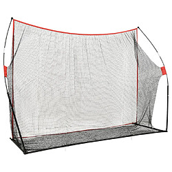 Avis vidaXL Filet de frappe de golf 356x92,5x215 cm Métal