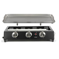 Acheter Plancha gaz 7200w en métal noir - DOC249 - LIVOO