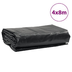 vidaXL Bâche anthracite 4x8 m 650 g/m² pas cher