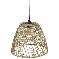 Atmosphera, Createur D'Interieur Suspension luminaire cône en rotin Jada - Diam. 35 cm