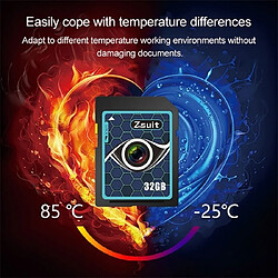 Acheter Wewoo Carte SD Zsuit Honeycomb Series 128GB Camera Lens Pattern mémoire SD pour la conduite avec enregistreur / appareil photo et autres périphériques SD de support