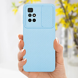 Acheter Cadorabo Coque Xiaomi RedMi 10 4G Etui en Bleu