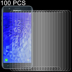 Wewoo Film de verre trempé 100PCS 9H 2.5D pour Galaxy J7 2018