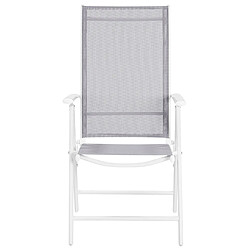 Acheter Beliani Lot de 6 chaises CATANIA Métal Gris