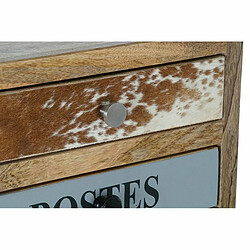 Caisson à Tiroirs DKD Home Decor Métal Bois de manguier (45 x 35 x 120 cm)