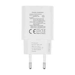 Forcell - Adaptateur Secteur 2 Ports (Port Type A et Type C, 30W, Blanc) Emballage Original pas cher