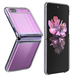 Avizar Coque Samsung Galaxy Z Flip Protection Rigide Fine Légère Crystal Transparent