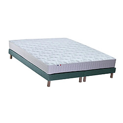 Idliterie Ensemble Matelas accueil mémoire de forme MAM AZUR + Sommier - Made in France