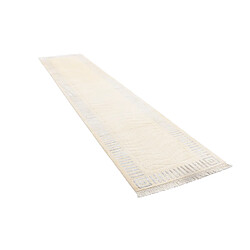 Vidal Tapis de couloir en laine 401x84 beige Darya