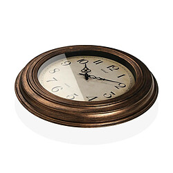 Horloge Murale Versa Antique Doré Plastique 4,5 x 51 x 51 cm