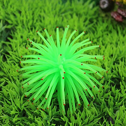 Wewoo Décoration aquarium vert 3 PCS Articles TPR Simulation Sea Urchin Ball Corail avec Point, Taille: L, Diamètre: 13cm