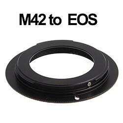 Wewoo Noir Objectif M42 à Canon EOS Lens Stepping Ring