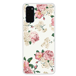 Coque en TPU impression de motifs souple fleurs pour Samsung Galaxy S20