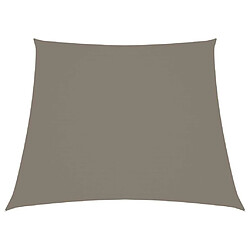 vidaXL Voile de parasol Tissu Oxford trapèze 3/4x3 m Taupe