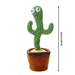 Universal 1 sans batterie créativité cactus peluche jouets électriques remplis de plantes jouets peuvent danser chanter mobile tourner