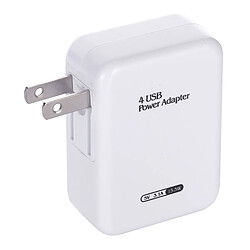 Avis Wewoo Chargeur de voyage pour mural USB 15.5W 5V 3.1A 4 ports USB, prise américaine