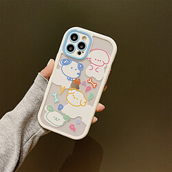 Avis GUPBOO Étui pour iPhone12 Graffiti os mignon chien créatif étui pour téléphone portable en silicone