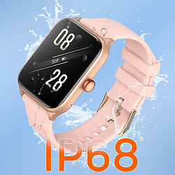 Acheter Riversong Montre Connectée Commande Intelligente Fonction Appel Suivi Santé Rose Champagne