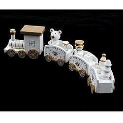 Avis noël train train bois ornement noël jouet véhicules décoration cadeau blanc