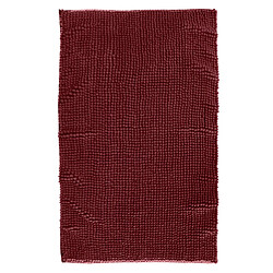 Five Simply Smart Tapis de salle de bain rectangulaire Colorama - L. 80 x l. 50 cm - Rose foncé teracotta