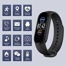 M5 Couleur Écran Smart Watch Bracelet Fitness Tracker Bracelet En Plein Air Runing Podomètre Sport Smart Watch Band Rose