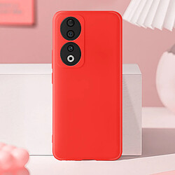 Avis Avizar Coque pour Honor 90 Semi-rigide Soft-touch Fast Cover Rouge