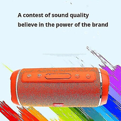 Universal Haut-parleur Bluetooth portable sans fil étanche radio-enceintes portables bluetooth en haut-parleurs (orange)