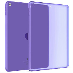 OKULI Transparent Étui Silicone Coque Housse Case Cover pour Apple iPad (10.2) (2019-2020) en Violet