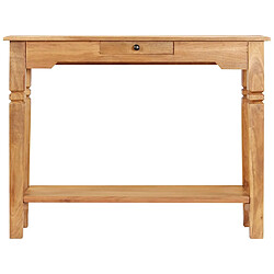 vidaXL Table console 100x40x76 cm Bois d'acacia massif