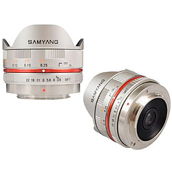 Samyang Objectif 7.5mm F3.5 UMC Fish-eye Argent