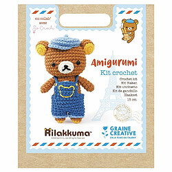 Avis Graines Creatives Kit Amigurumi Rilakkuma en Salopette