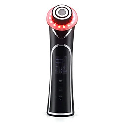 Chrono Machine de beauté RF, lifting facial, machine de beauté faciale importée, instrument de beauté photonique EMS LED, masseur facial, lifting facial raffermissant(Noir)