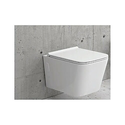 Karag WC suspendu sans bride Rimless BOFY2 49x35x34 cm-Sans le réservoir-34 -34