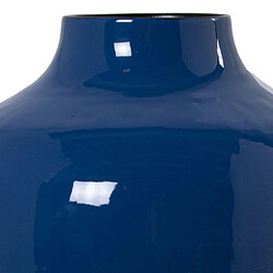 Vase Alexandra House Living Bleu foncé Métal 21 x 21 x 26 cm pas cher