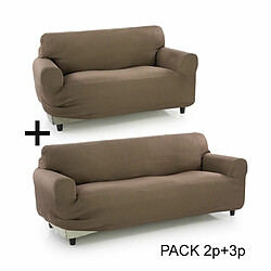 Housse de canapé Sofakover Pocket Duo Romeo 2 Unités - Daim