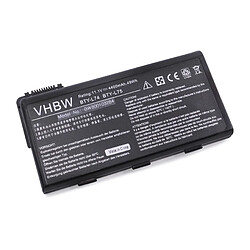 vhbw Batterie compatible avec MSI MS-1683, MS-1731, MS-1734, MS-1736, X500-472 ordinateur portable Notebook (4400mAh, 11,1V, Li-ion)