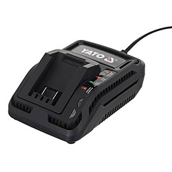 YATO Meuleuse d'angle avec 2 batteries Li-Ion 3,0Ah 18V 125 mm pas cher