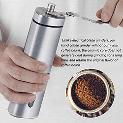 Acheter Universal Moulin à café manuel pour fournitures de cuisine Moulin multifonctions en acier inoxydable manuel portable Moulin à rouleaux de café 40g Outil de fabrication | Moulin à café manuel