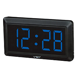 4 '' grand led affichage numérique horloge de bureau horloge murale horloges eu plug bleu