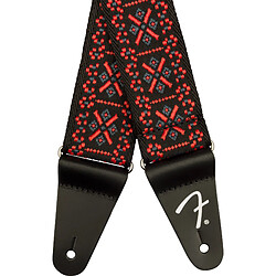 Pasadena Woven Strap Lattice Red Fender