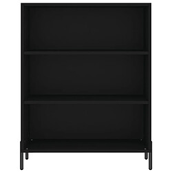 Acheter vidaXL Buffet noir 69,5x32,5x180 cm bois d'ingénierie