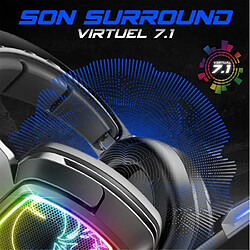 Avis Spirit of Gamer Casque Gamer SANS FIL RGB XPERT H1300 7.1 Virtual Surround compatible PC SWITCH-PS5 - PS4 + SOURIS PORSHE DESIGN