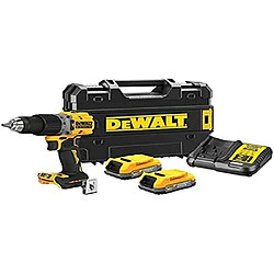 DeWalt DCD 805 E2T Perceuse-visseuse à percussion sans fil 18 V 90 Nm Brushless + 2x batterie 1,7 Ah + chargeur + TSTAK