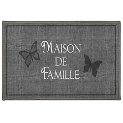 Paris Prix Tapis Rectangle Familia 40x60cm Gris