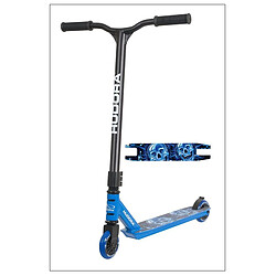 Hudora Trottinette de Freeride XQ-12 - bleue déco Tête de mort